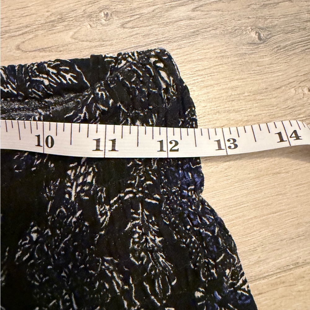 Rachel‎ Zoe Black and Blue Patterned Maxi Skirt - Picture 5 of 6